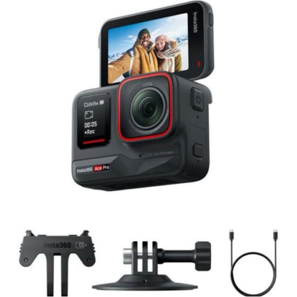 Câmera Filmadora Insta360 Ace Pro 8K - De ação à prova d'água - Preta-065814ed-e797-47d2-b172-a9a9f1ae31c2