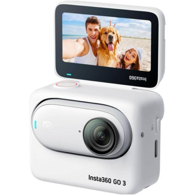 Câmera Filmadora Insta360 Go 3 Cinsabka 2.7K - De ação à prova d'água 64GB - Branca-706d91ea-4a52-40d0-92f1-3db74650ce29