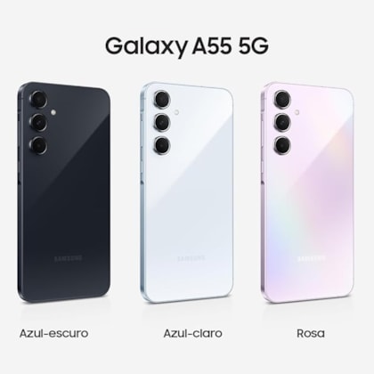 Celular Samsung Galaxy A55 Dual Chip 256GB 5G - Azul Claro