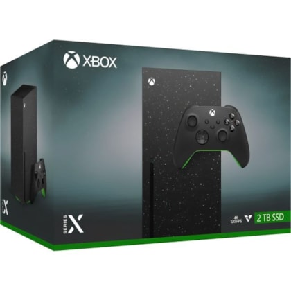 Console Microsoft Xbox Series X 2 TB Edição Especial Galaxy Black