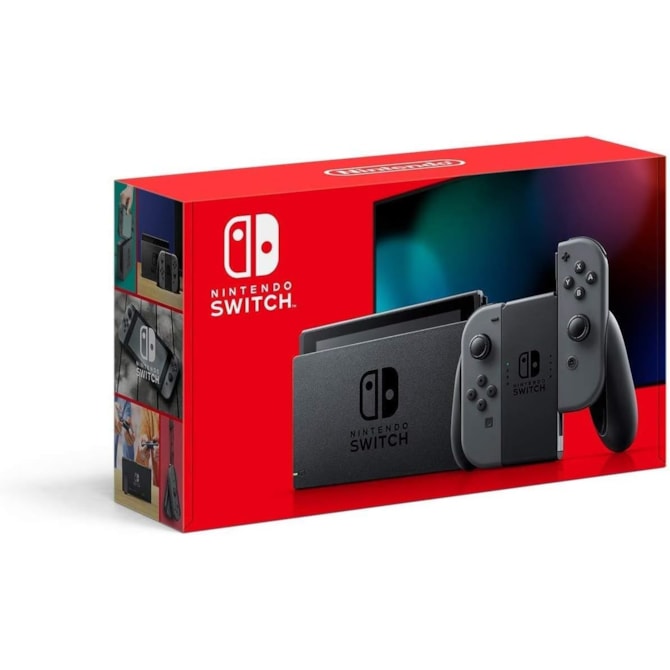 Console Nintendo Switch 32GB Cinza Standard-4998a4c6-45d6-41a4-b142-7428e0ec60ee