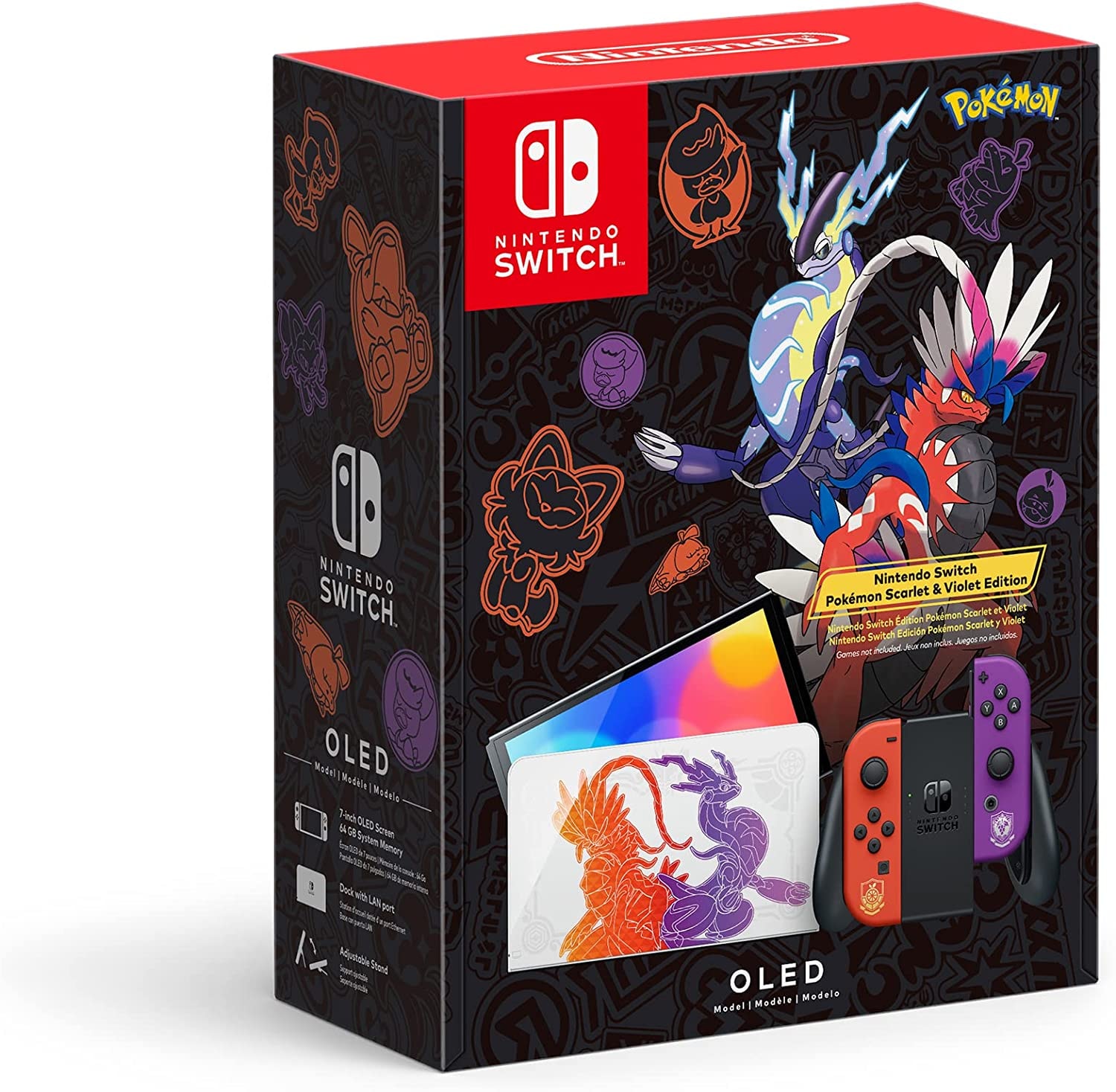 Console Nintendo Switch OLED 64GB Pokémon Scarlet & Violet Edition