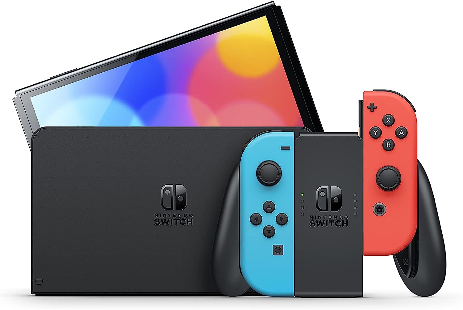 Nintendo Switch 任天堂スイッチ Console Nintendo Switch OLED 64GB Vermelho e Azul ( Neon ) Standard