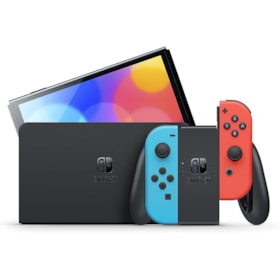 Console Nintendo Switch OLED 64GB Vermelho e Azul ( Neon )  Standard