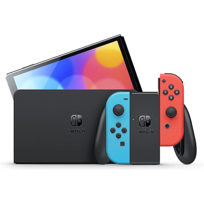 Console Nintendo Switch OLED 64GB Vermelho e Azul ( Neon )  Standard-d29d079e-c882-4eae-8217-4237fdb7bb42