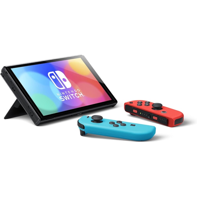 Console Nintendo Switch OLED 64GB Vermelho e Azul ( Neon )  Standard-09ff9976-eb8a-4fe9-9604-2de774eb70a0