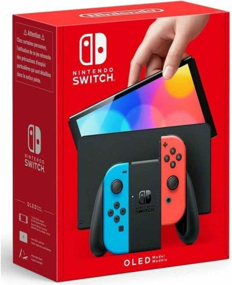 Console Nintendo Switch OLED 64GB Vermelho e Azul ( Neon ) Standard
