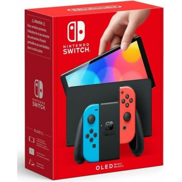 Console Nintendo Switch OLED 64GB Vermelho e Azul ( Neon )  Standard-6646d20a-b777-4cc3-a421-0ada83810bfd