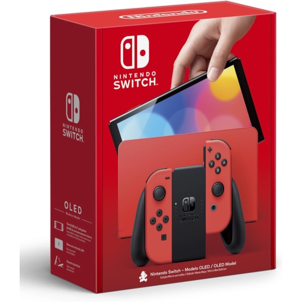 Console Portatil Nintendo Switch Oled Mario Red Edition JP de 7.0