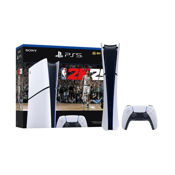 Console Sony Playstation 5 Slim CFI-2015B Digital 1TB SSD Nba 2K25 - Black/White-b02e55e5-fce7-4f63-a90b-927bf5b4afbf