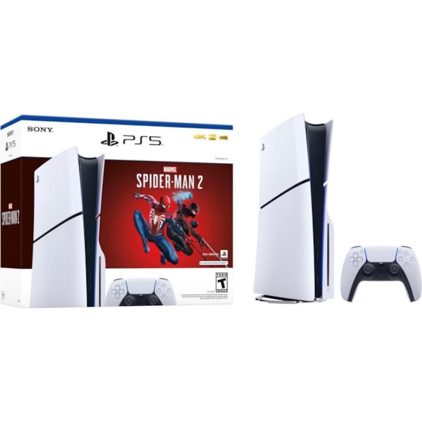 Console Sony PlayStation 5 Slim Mídia Física (CFI-2000A) 1TB + Jogo SpiderMan 2 PS5-fb7a6241-408f-439e-afc3-f66b28fe3412