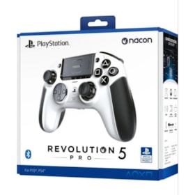 Controle Nacon Revolution 5 Pro para PS5/PS4/PC - Branco