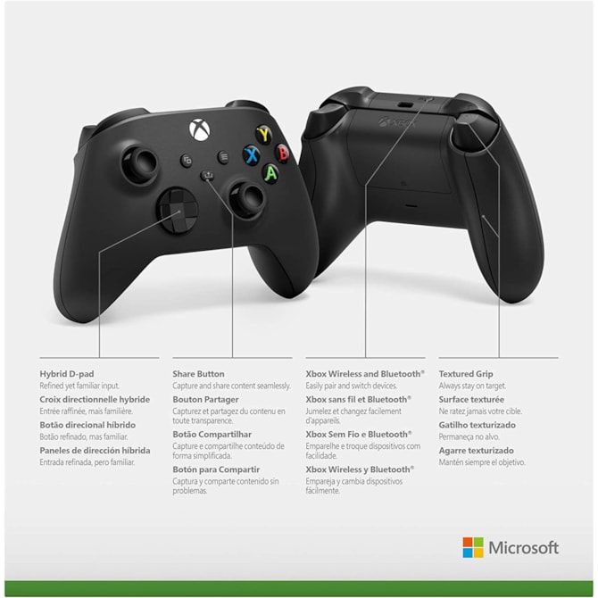 Controle Wireless sem fio Microsoft Xbox Series S/X Preto-07d63ad4-1cad-4ef2-8d52-52f6453db410