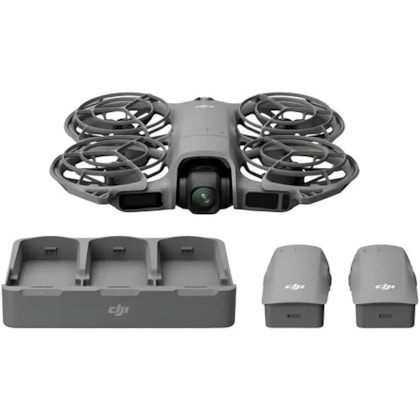 DJI Neo 2 Drone Fly More Combo 4K 49GB O4 Sensor LiDAR DJI070 Sem Controle - Cinza