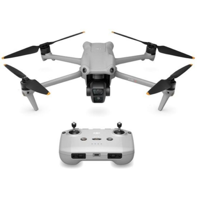 Drone DJI Air 3 4K + Controle DJI RC-N2 - Bluetooth/Wi-Fi - GPS - Prata-53505c04-512f-494b-8709-944656a95741