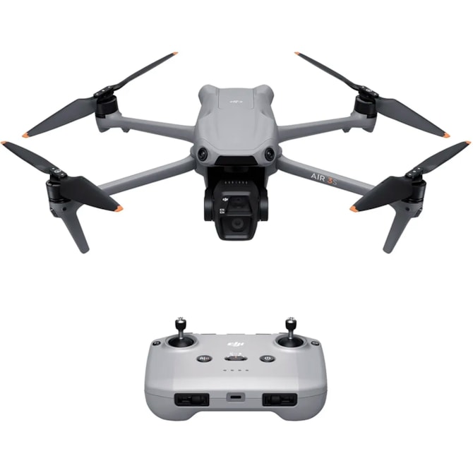 Drone DJI Air 3S (DJI RC-N3) - Wi-Fi/Bluetooth - Cinza-bcddbf51-f03b-4664-b610-a01c4e6732d2