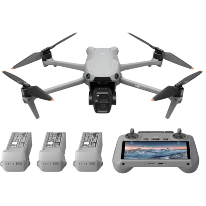 Drone DJI Air 3S Fly More Combo 4K + Controle DJI RC 2 - Branco