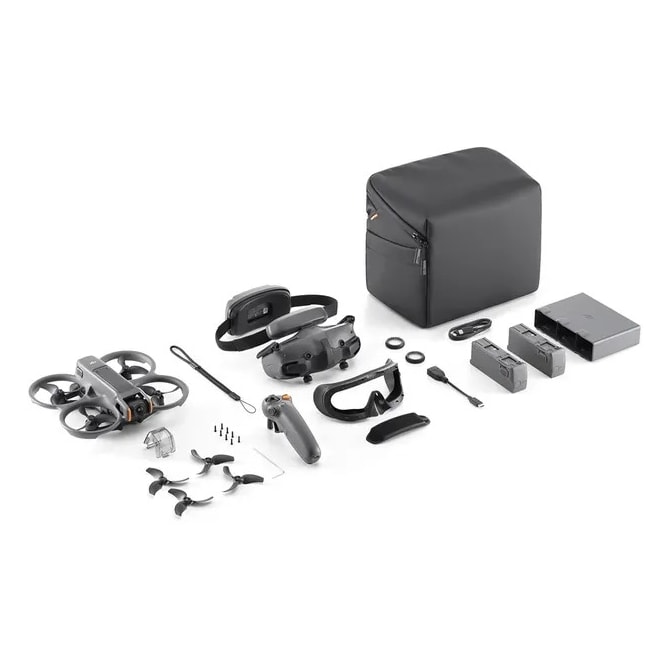 Drone Dji Avata 2 FLY More Combo - 4K - com Controle - Wi-Fi/Bluetooth - com 3 Baterias - Cinza-77a64530-e0a1-4e23-b7c8-be83fe3f1eb4