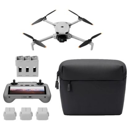 Drone DJI Lito X1 Fly More Combo RC 2 4K 48MP C/Controle - Cinza