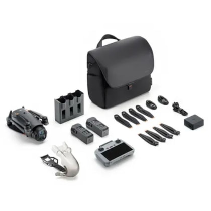 Drone Dji Mavic 4 Pro FLY More Combo (Dji RC 2) - 4K - com Controle - GPS - Cinza