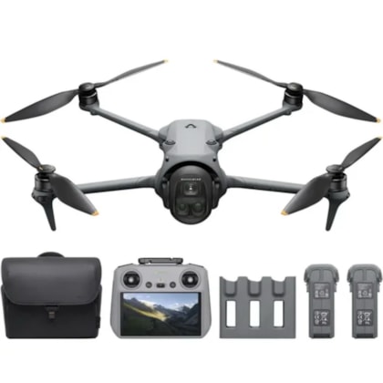 Drone Dji Mavic 4 Pro FLY More Combo (Dji RC 2) - 4K - com Controle - GPS - Cinza