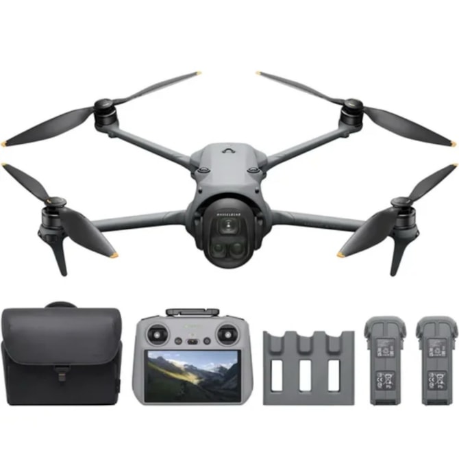 Drone Dji Mavic 4 Pro FLY More Combo (Dji RC 2) - 4K - com Controle - GPS - Cinza-4bf9605e-c27d-4194-bb2e-8747f7a43977