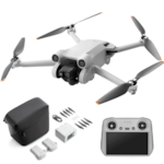 Drone DJI Mini 3 4K + controle DJI RC - GPS - Cinza Claro/Grafite-7385d551-7f25-4acb-82bb-3d2fc95b4057