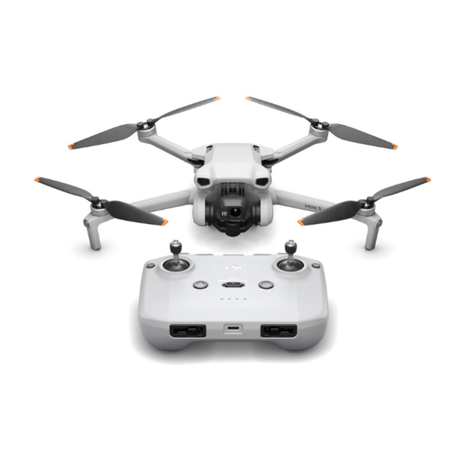 Drone DJI Mini 3 4K + controle DJI RC - GPS - Cinza Claro/Grafite-e75b71ff-7a43-497f-9d52-d2b71d73a491