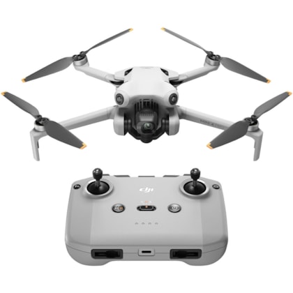 Drone DJI Mini 4 Pro (GL) com RC 1 / Ultra HD 4K / Camera com 3 Eixos - White