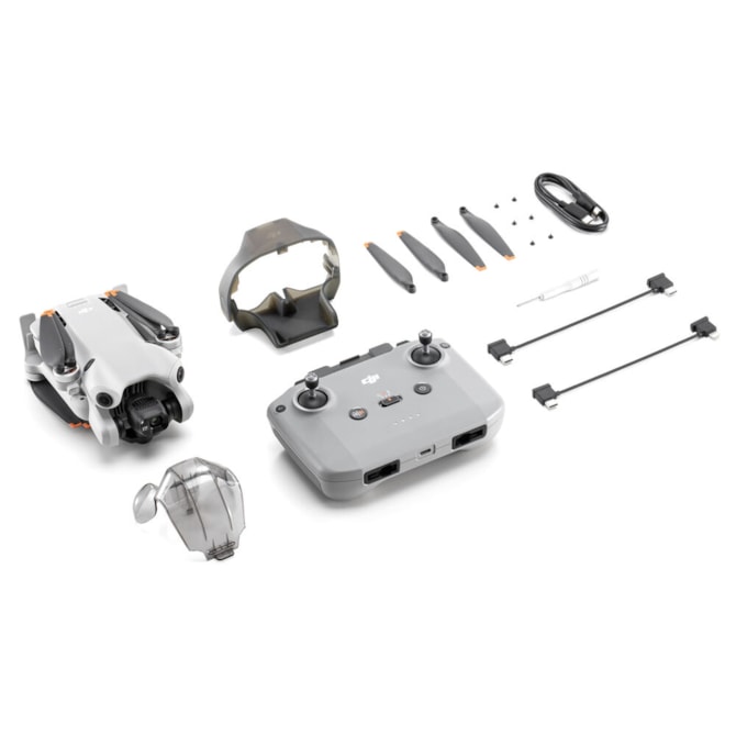 Drone DJI Mini 4 Pro (GL) com RC 1 / Ultra HD 4K / Camera com 3 Eixos - White-683227da-e3d0-4a53-8b9c-5ffe1bed21c7