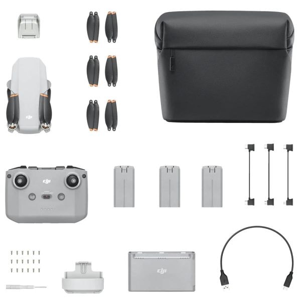 Drone DJI Mini 4K Fly More Combo - Wi-Fi/Bluetooth - Branco