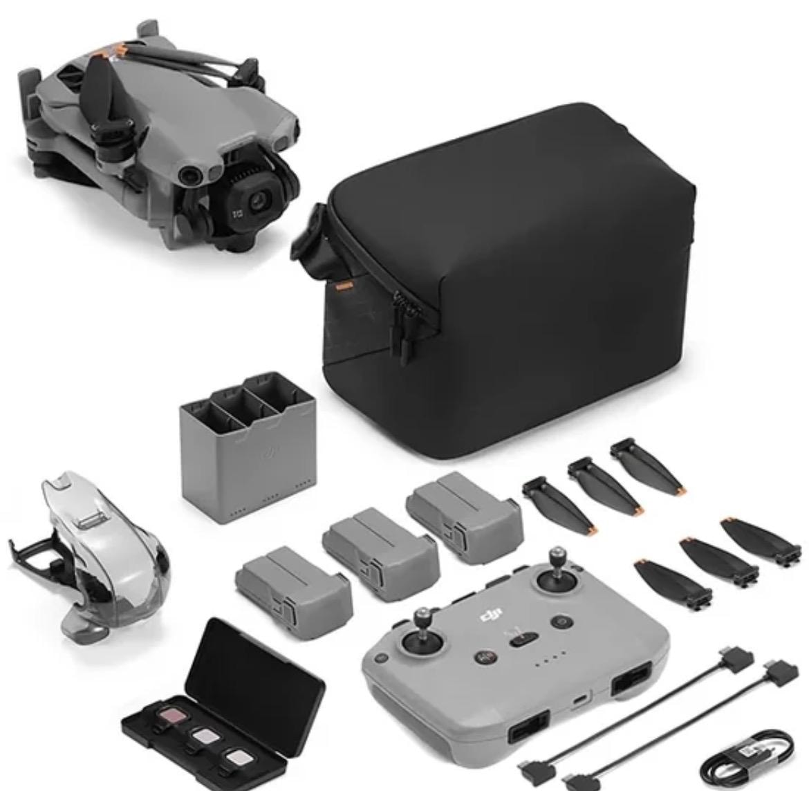Drone Dji Mini 5 Pro FLY More Combo (Dji RC-N3) 4K com GPS - Cinza