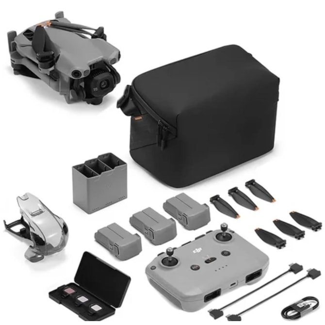 Drone Dji Mini 5 Pro FLY More Combo (Dji RC-N3) 4K com GPS - Cinza Claro-d8178f5d-044b-4ac3-a946-e0a6c152597f