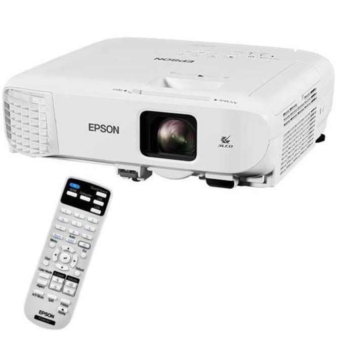 Epson Projetor PowerLite E20 3400 Lúmens XGA HDMI 3LCD V11H981020 - Branco ( Outlet )-add02213-285a-4d66-ab9c-793752bdaac7
