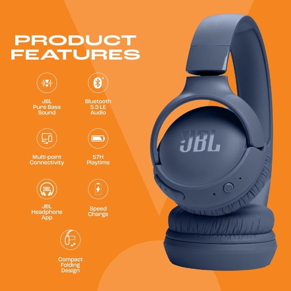 Fone Bluetooth JBL Tune 520BT Azul-e2d44127-3bd1-4730-8f74-c4b0ea626573