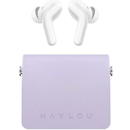 Fone de ouvido Bluetooth Haylou Lady Bag Roxo