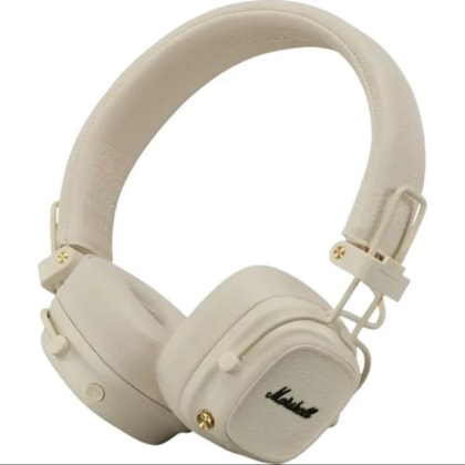 Fone de Ouvido Bluetooth Marshall Major V On-Ear - Creme