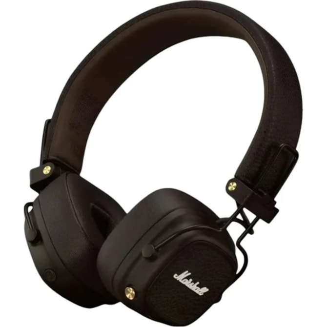 Fone de Ouvido Bluetooth Marshall Major V On-Ear - Marrom-a33f178f-2e72-40dd-8a2d-417654eb91b4