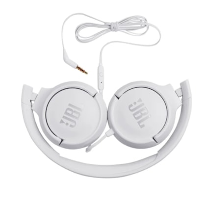 Fone de Ouvido JBL Tune 500 com Fio - Branco