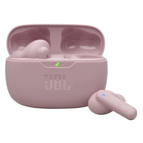 Fone de ouvido JBL Wave Beam 2 Bluetooth ANC  - Rosa