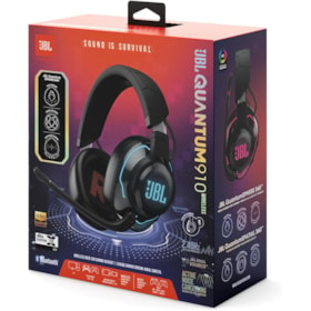 Fone Gamer Bluetooth JBL Quantum 910 Preto