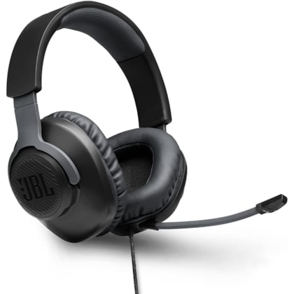 Fone Gamer com fio JBL Quantum 100 Preto