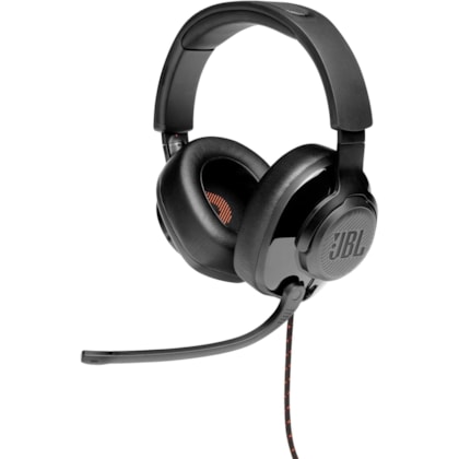 Fone Gamer com fio JBL Quantum 200 Preto