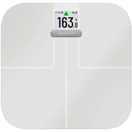 Garmin Balança Inteligente Index S2 Bioimpedância Wi-Fi Bluetooth 181kg 010-02294-03 - Branco - Outlet