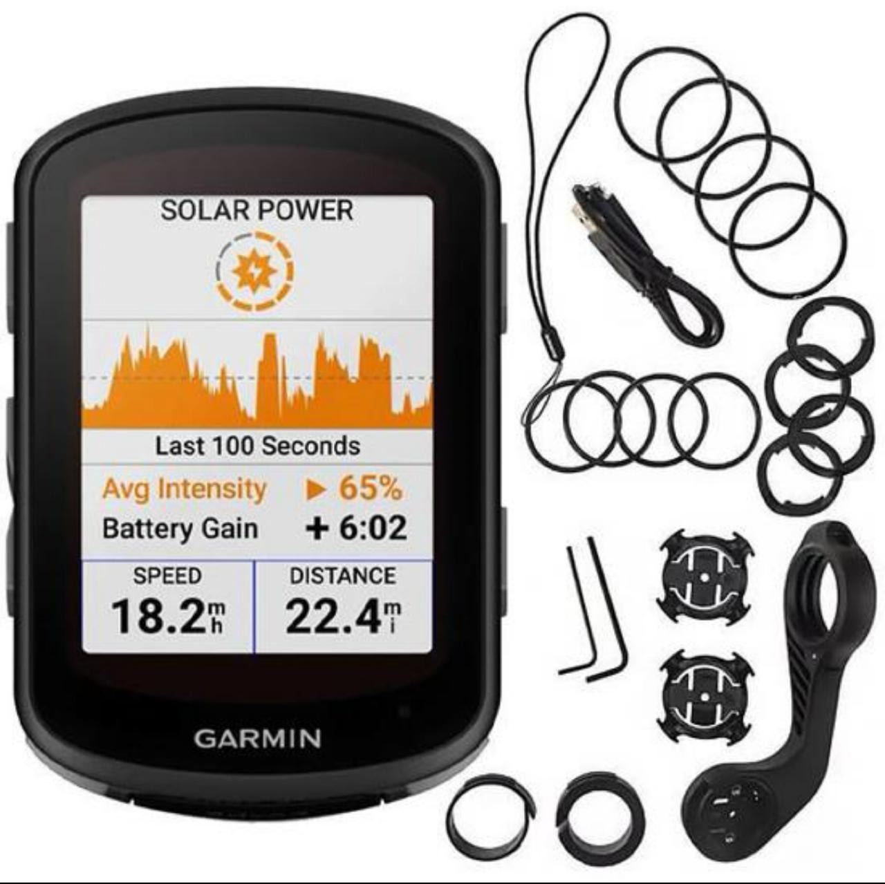 GPS Garmin Edge 540 Solar para Ciclismo - Preto (010-02694-22)