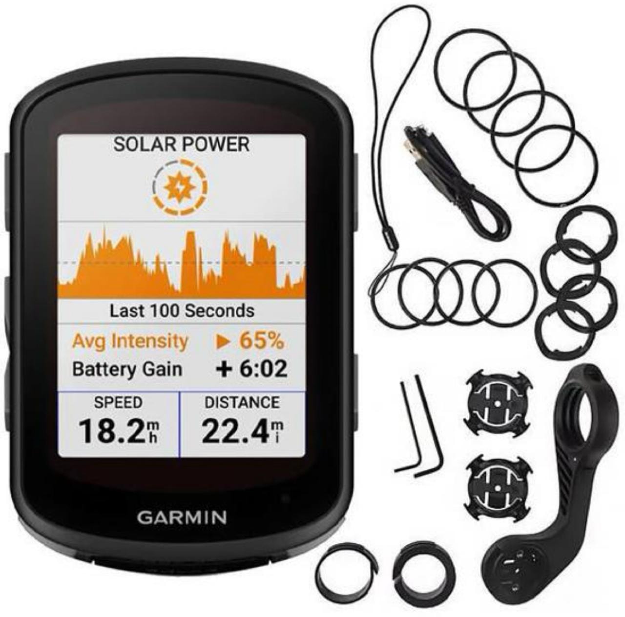 GPS Garmin Edge 840 Solar para Ciclismo - Preto (010-02695-22)