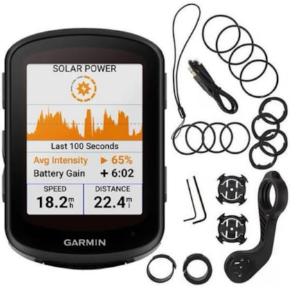 GPS Garmin Edge 840 Solar para Ciclismo - Preto (010-02695-22)