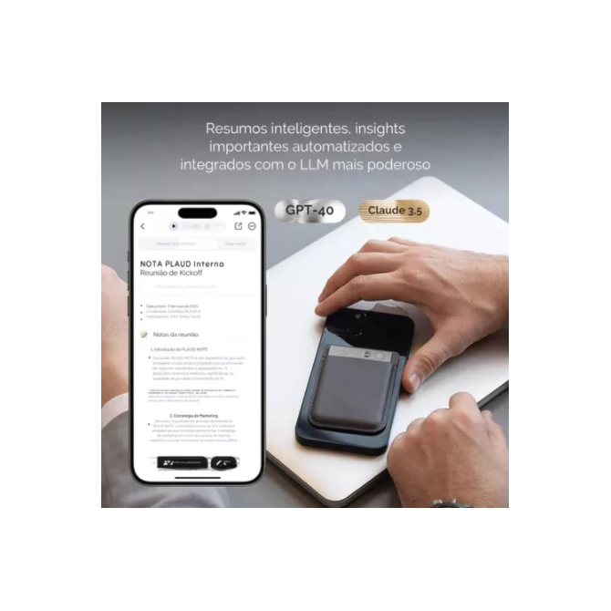 Gravador de voz Plaud note NB-100 64GB com ChatGPT - Preto-d04c3845-3cbe-4fad-a41d-f65d594667d9
