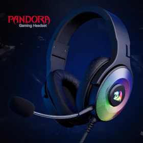 Headset Gamer Redragon Pandora H350 RGB USB - Preto