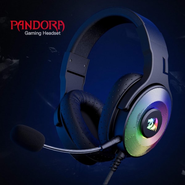 Headset Gamer Redragon Pandora H350 RGB USB - Preto-83dc49cd-57f8-42c8-9df8-33e112b556c5